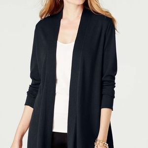 J. Jill Navy Blue 2X Open Cardigan NWT